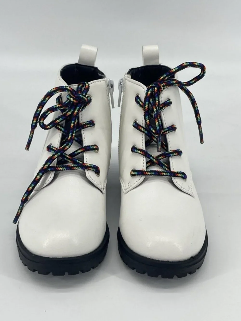Tucker + Tate Kenna White Ankle Boots Toddler Girls Size 10 M